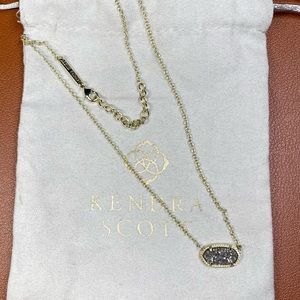 Gold Platinum Elisa Pendant Necklace